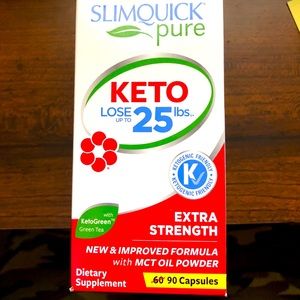 2 boxes.  90 Capsules each box. Slim quick pure-